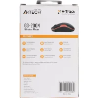 Мышь A4Tech G3-200N (черный/красный) фото 16